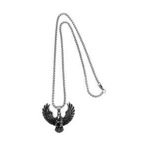 Tarnen Resistant Silber überzogen Adler Kette Halskette