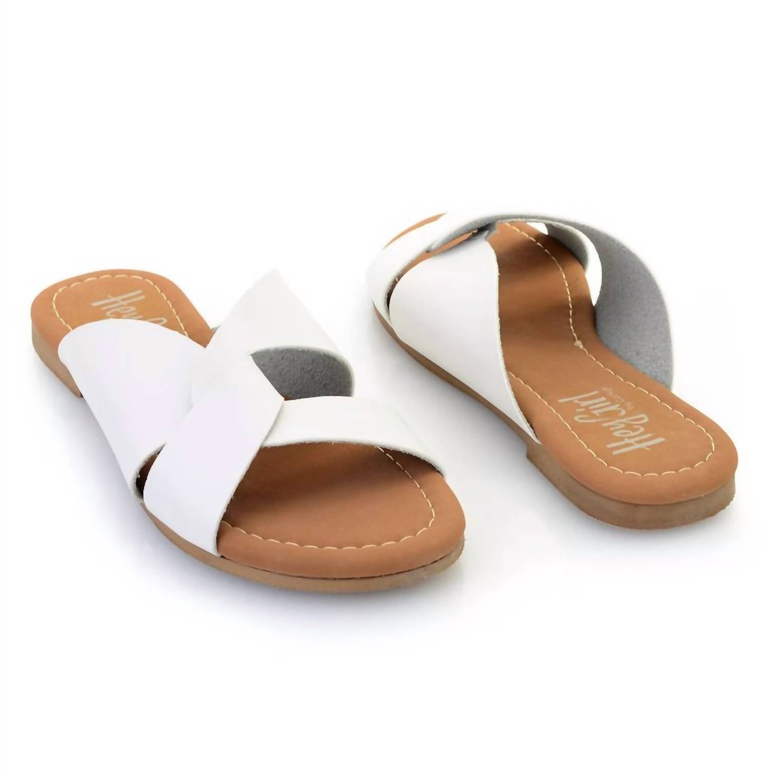Damen Simply Chic Scuba Sandalen in Weiß