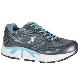 Damen Genesis Wide Sneakers in Graphit/Mint