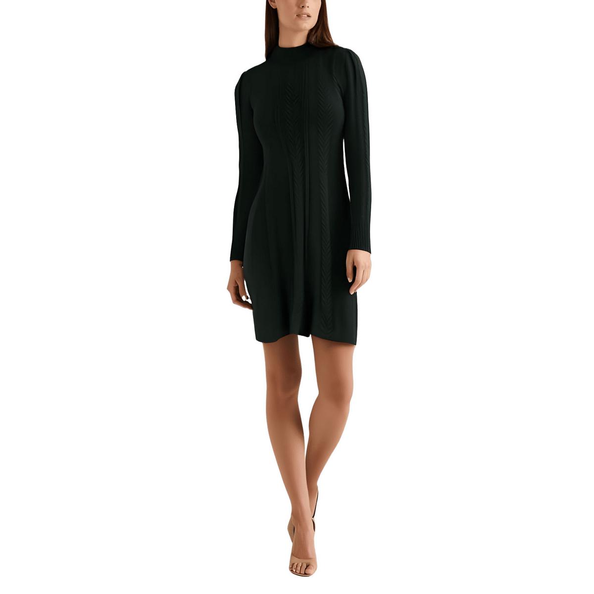 Petites Strukturiertes Sweaterkleid