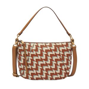 Fossil Damen-Umhängetasche Skylar aus bedrucktem Polyurethan 7285711667260