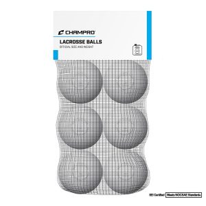 Champro Lacrosse-Bälle – 6er-Pack