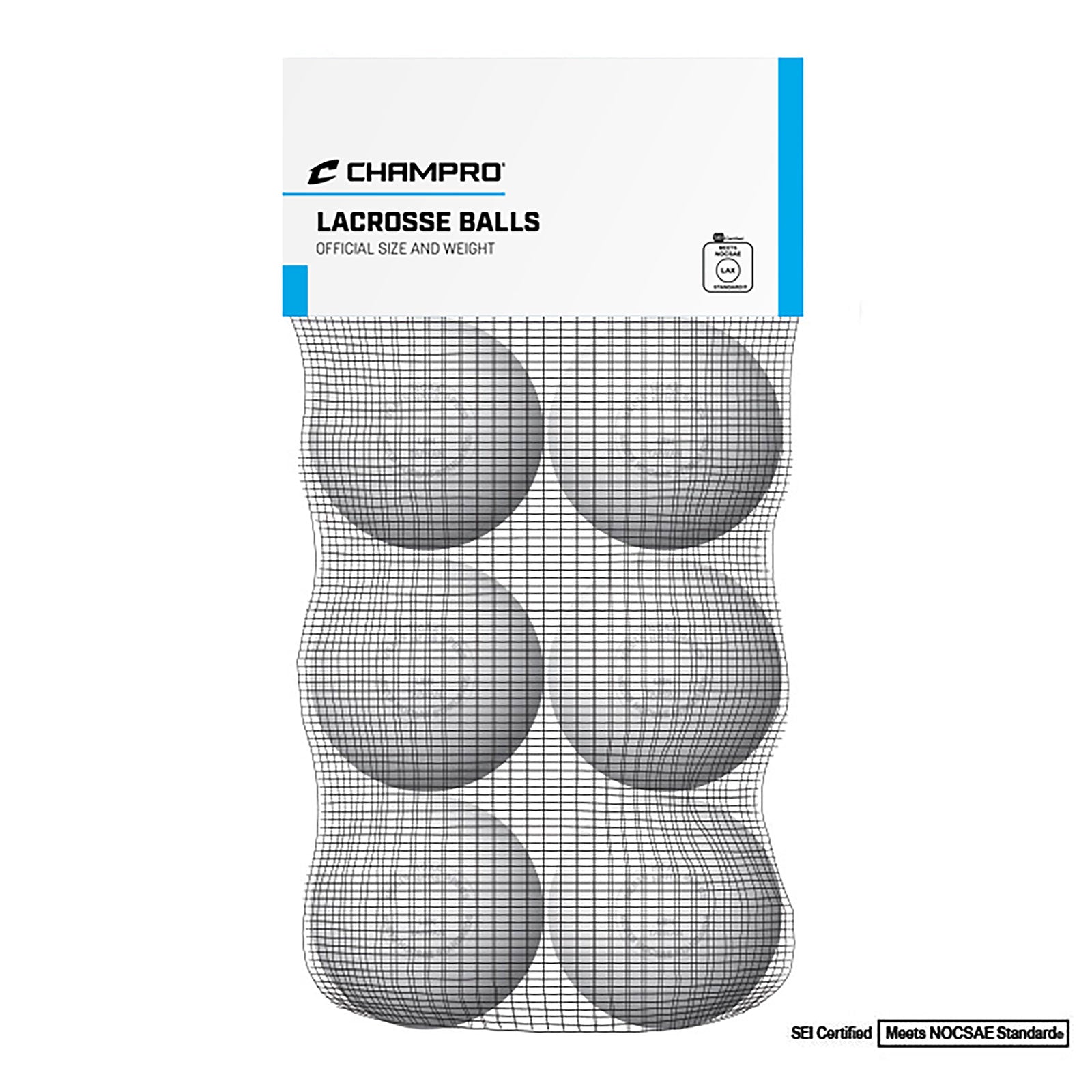 Champro Lacrosse Balls – 6er Packung