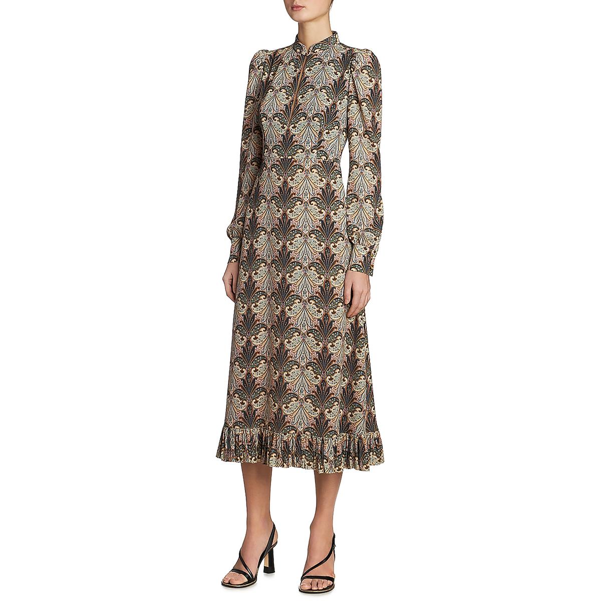Midikleid mit Blumenmuster