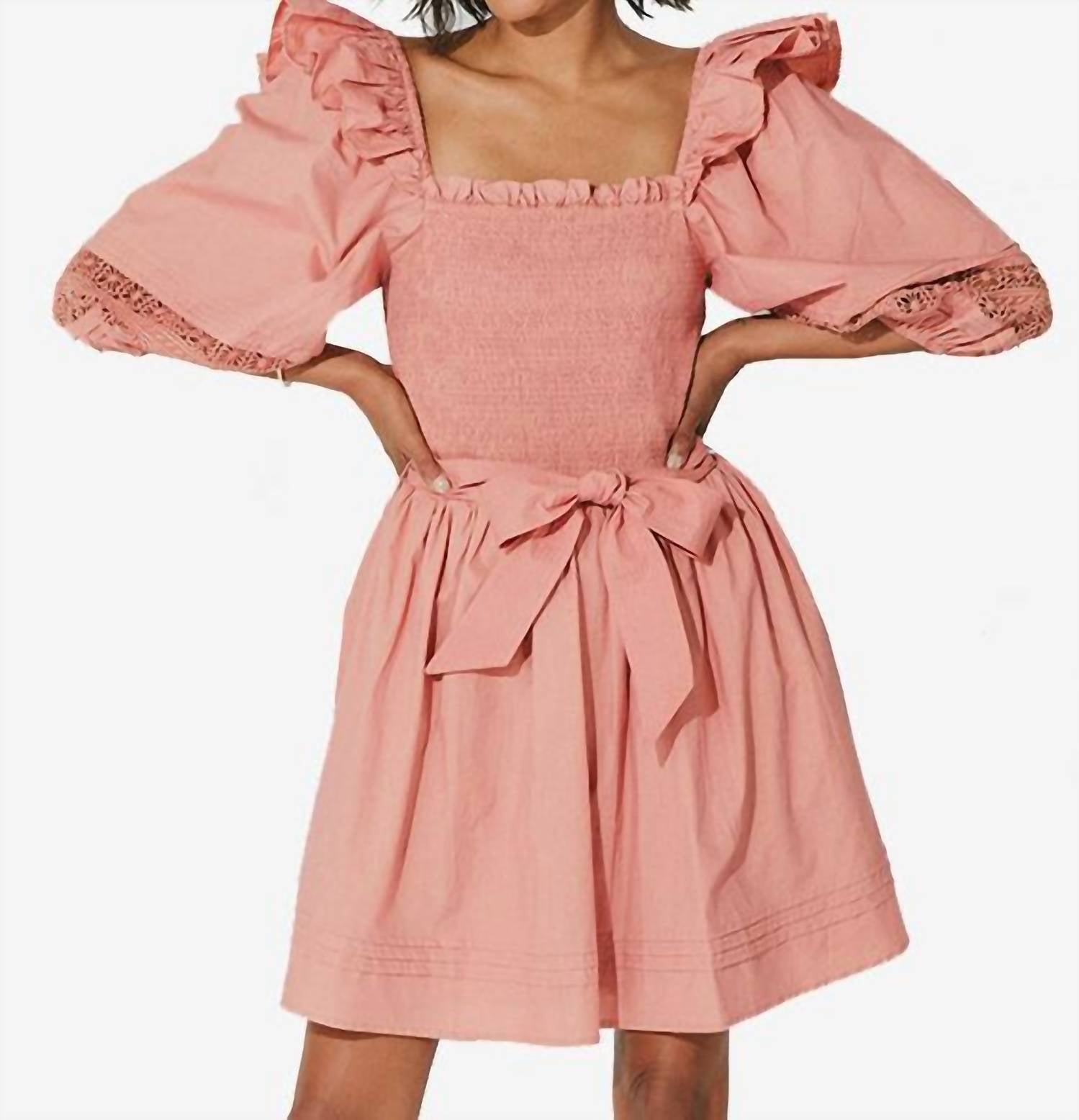 Cassia Minikleid in Rose
