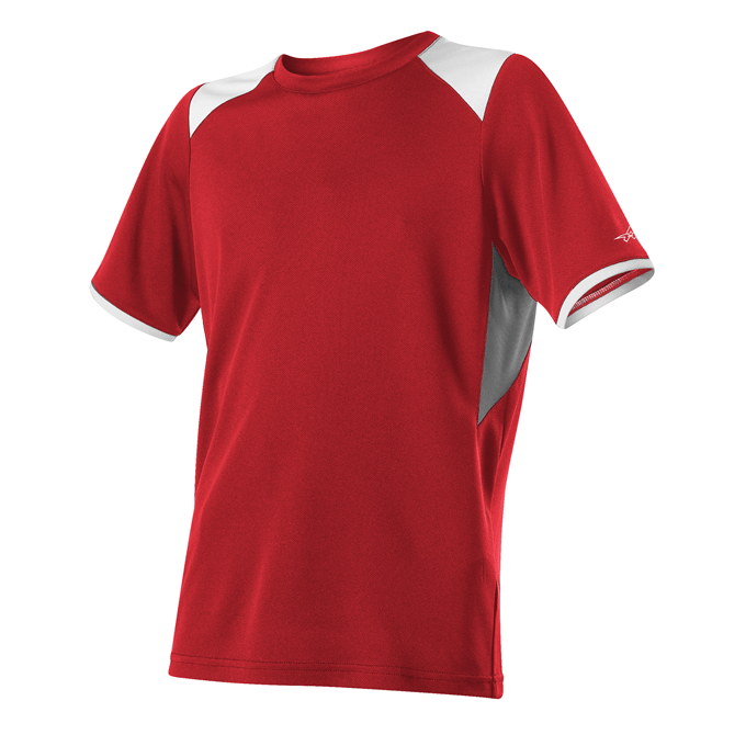 Alleson Erwachsener Baseball Jersey Rundhalsausschnitt