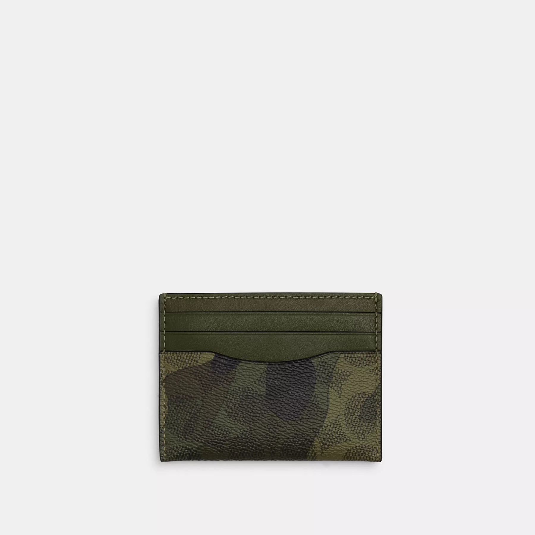 Coach Outlet Slim Id Kartenetui mit Unterschrift Camo Muster