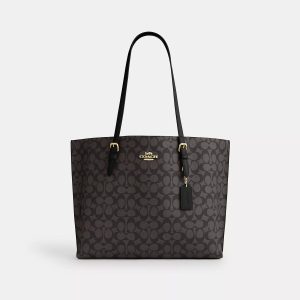 Coach Outlet Mollie Tragetasche aus charakteristischem Canvas