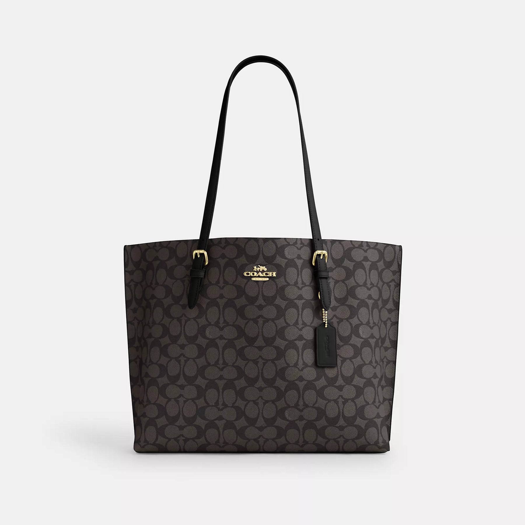 Coach Outlet Mollie Tragetasche aus charakteristischem Canvas