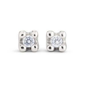 Damen Cosmos Ohrstecker in Silber