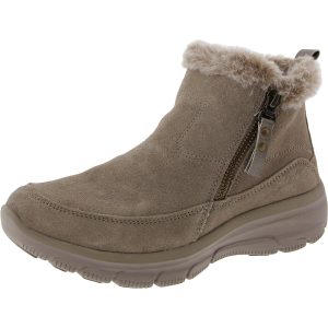 Mit Kunstpelz gefütterte Kunstpelz-Lammfellstiefel