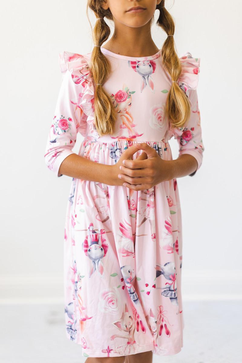 Ballett Schönheiten Rüschen Twirl Kleid