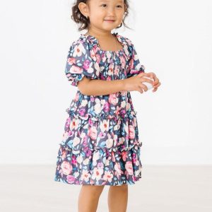 Gesmoktes Rüschenkleid von Beauty in Bloom