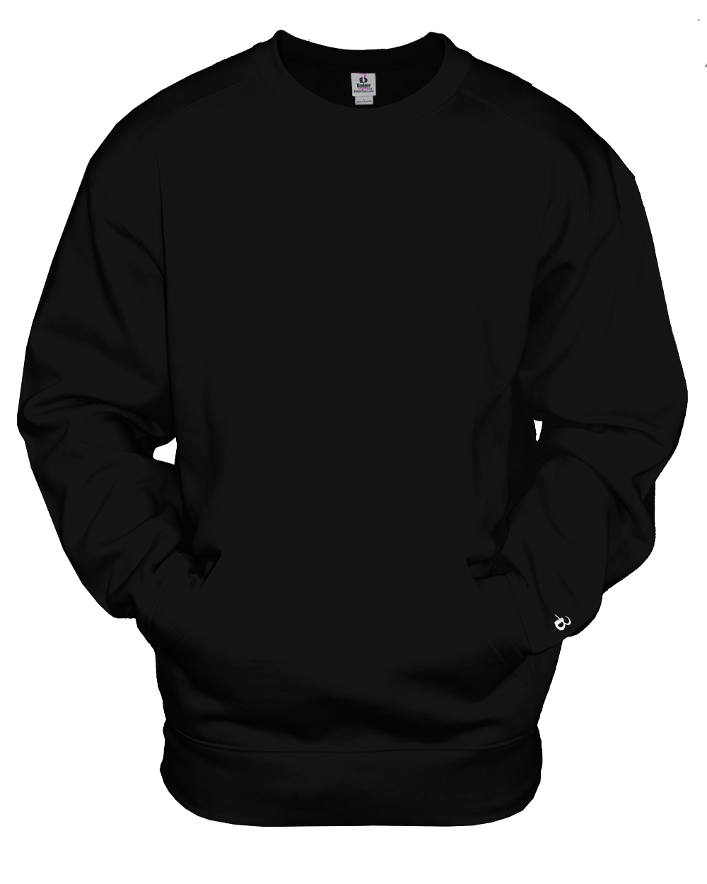 Badger Herren Tasche Crew Sweatshirt mit Tasche Tasche