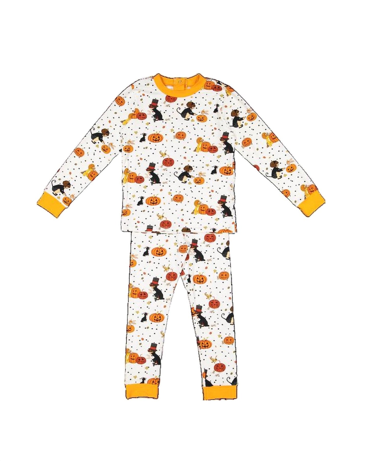 Kinder Halloween Pyjama Set in Mehrfarbig