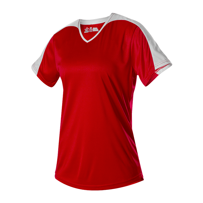 Alleson Damen V Neck Fastpitch Softball Jersey