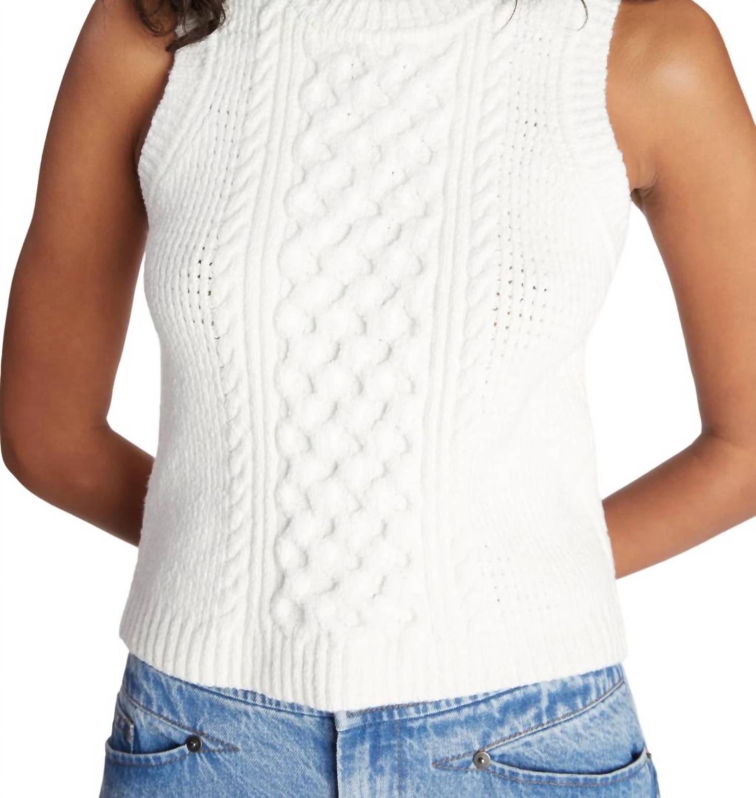 Heath stricken Top in Creme