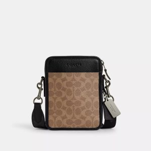 Coach Outlet Sullivan Umhängetasche aus Block-Signatur-Canvas