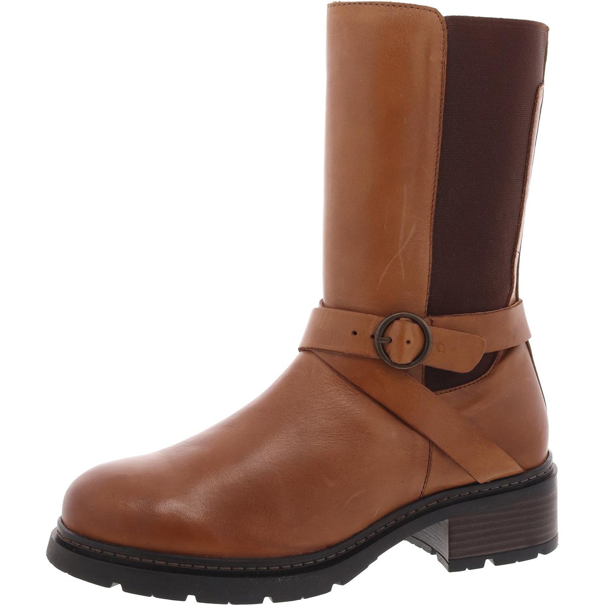 Reißverschluss Leder Kniehohe Stiefel