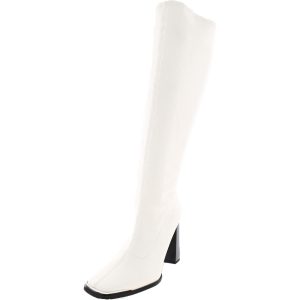 Elegante kniehohe Stiefel mit quadratischem Absatz von Haydin