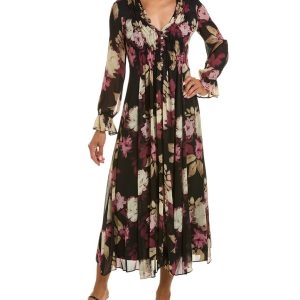Gesmoktes Maxikleid von Taylor