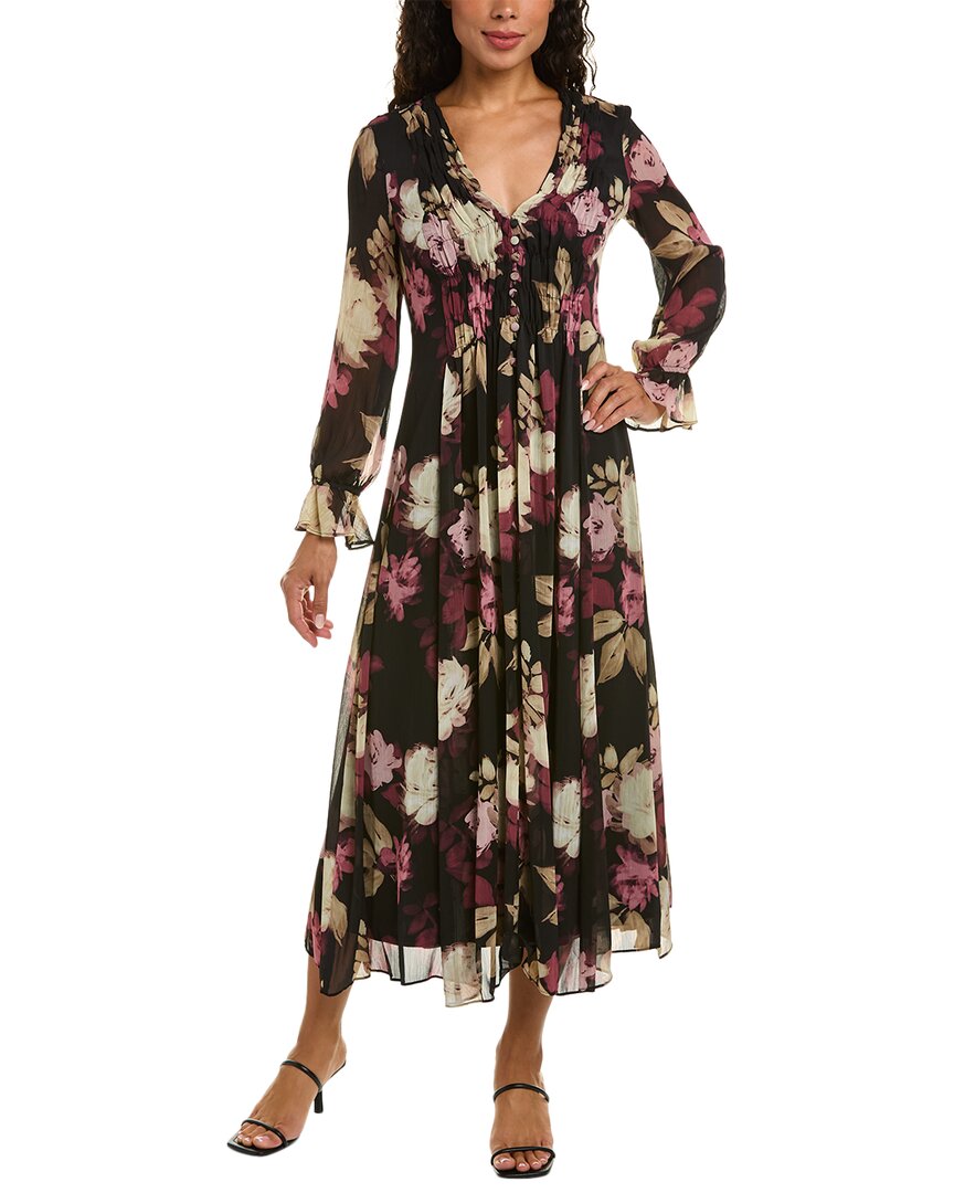Taylor Smocked Maxikleid