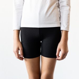 Schwarze Twirl-Shorts