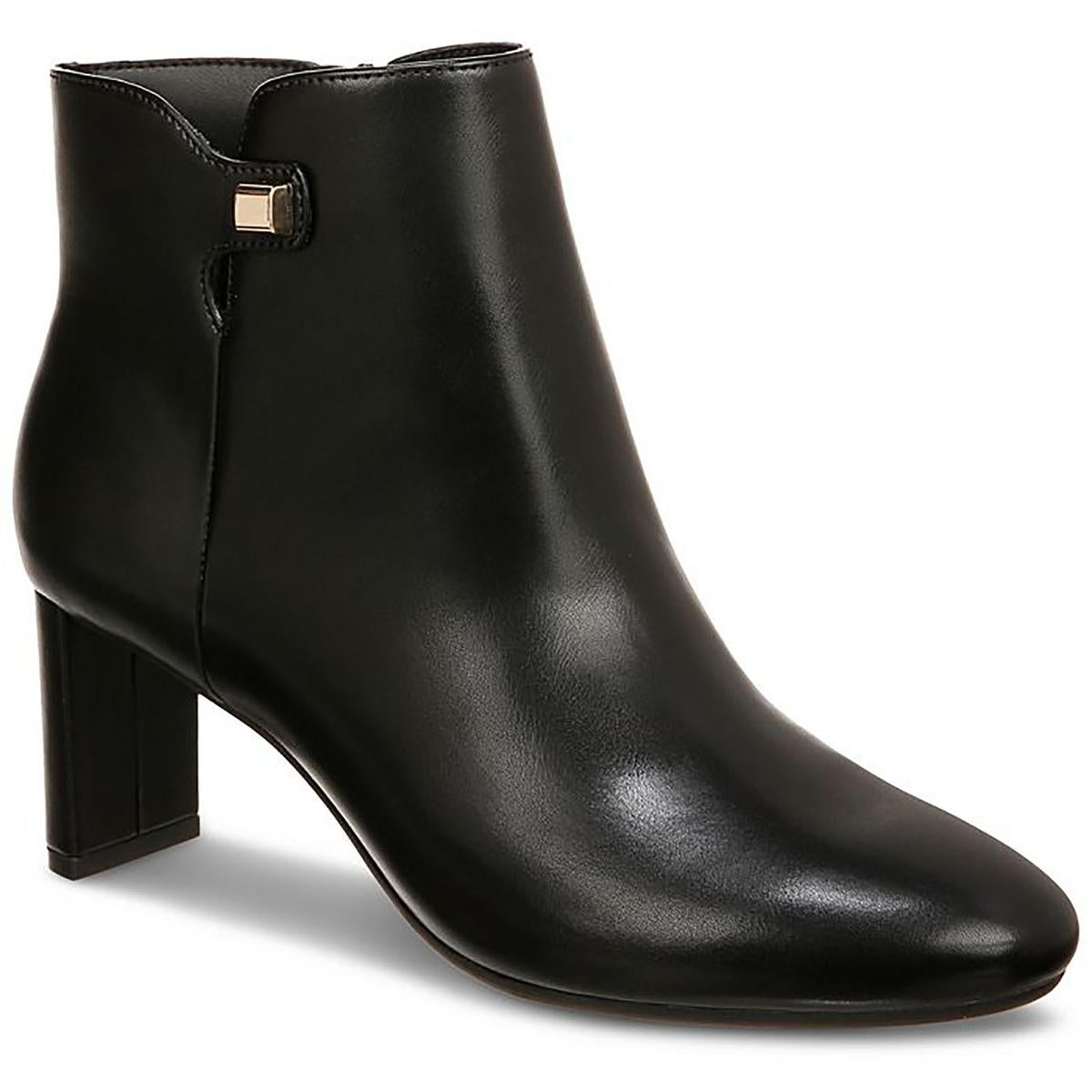 Paam Kunstleder Mandel Zehen Stiefeletten