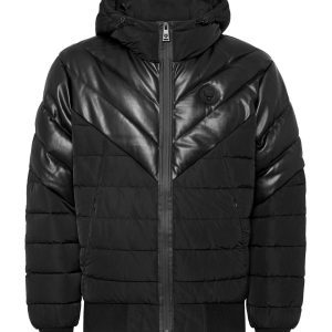 Nylon-Pufferjacke