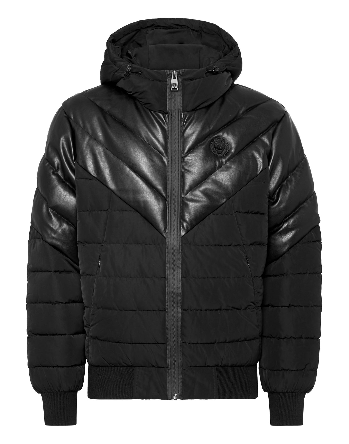 Nylon Puffer Jacke