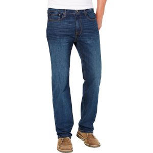 Jeans mit geradem Bein und Taschendenim