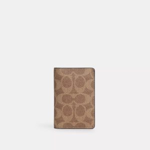 Coach Outlet Id Brieftasche in Signature Canvas