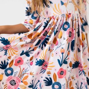 Staubrosa Pfingstrosen-Twirl-Kleid