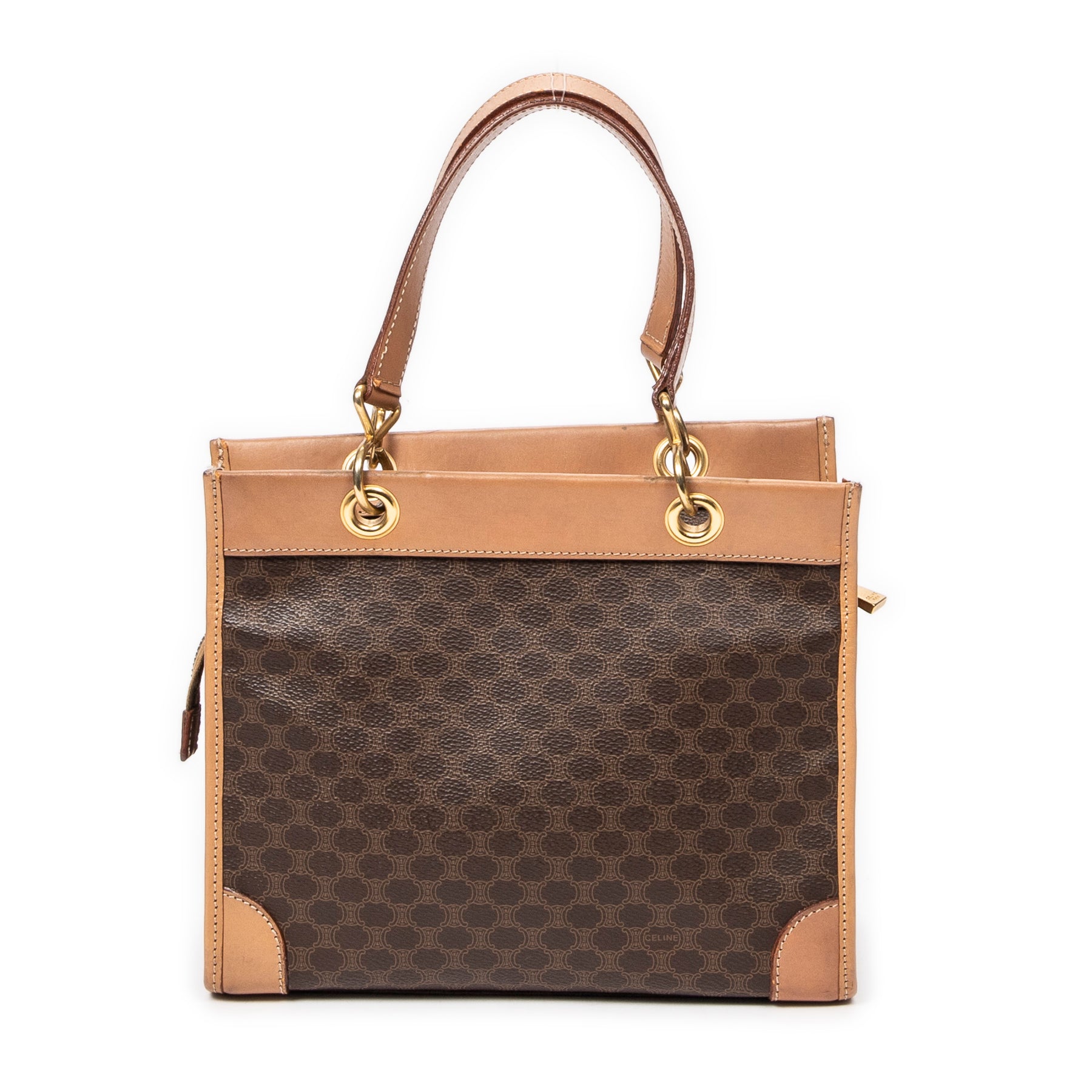 Vintage quadratisch Zip Handtasche