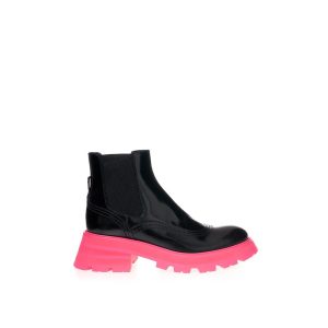 Alexander McQueen Elegante Leder Knöchel Damen Stiefel