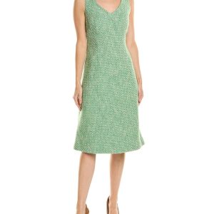 St. John Tweed-Kleid aus Wollmischung
