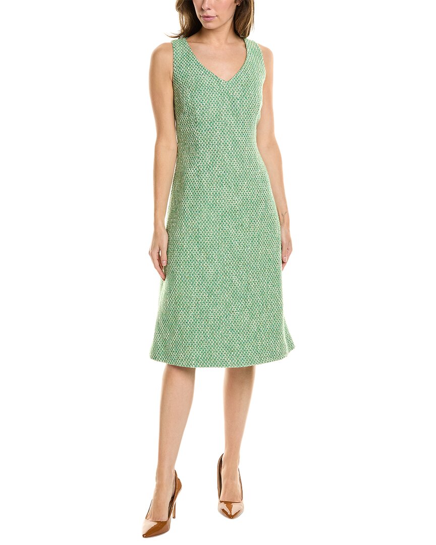 St. John Tweed Wolle-Blend Kleid