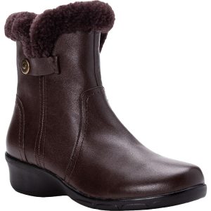 Waylynn Leder Stiefeletten mit Keilabsatz