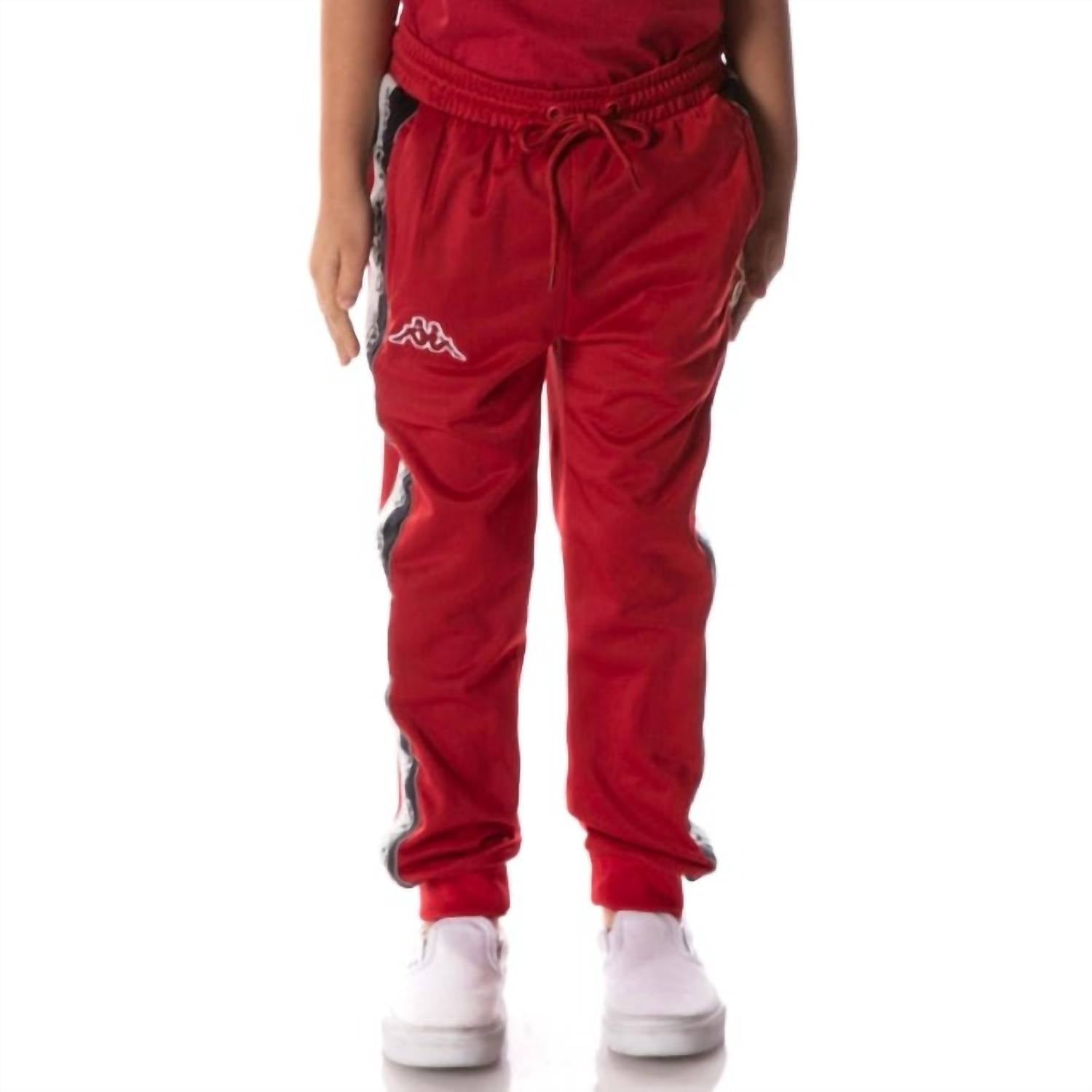 Kinder Logo Tape Dalic Trackpant in Rot