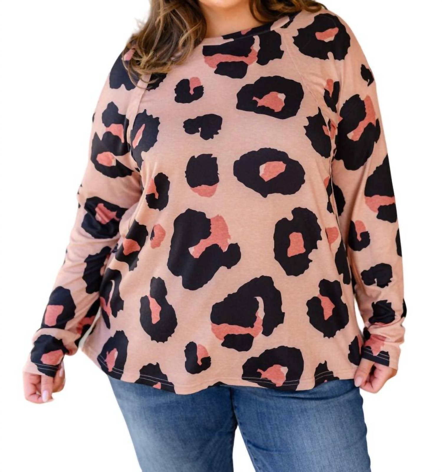 Bedeutet, Dolman Top in Tierdruck sein