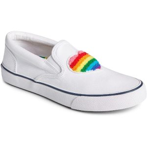 Striper II Pride Canvas Slip auf Casual und Fashion Sneaker
