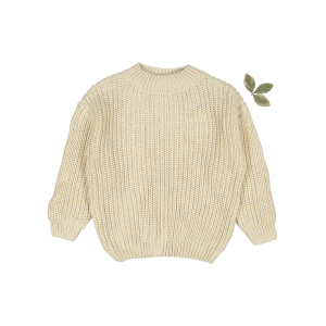 Der Grobstrickpullover – Bone