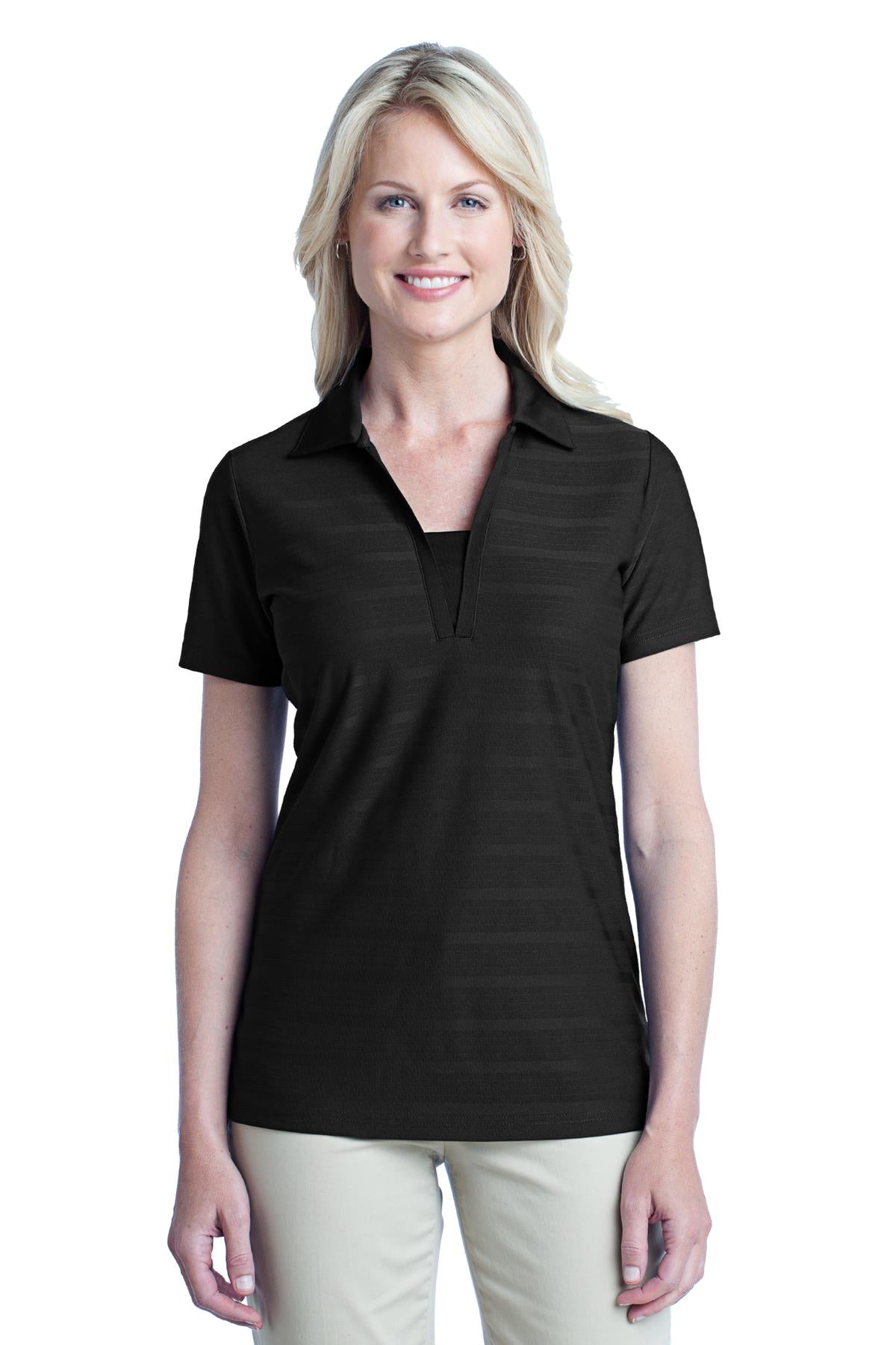 Port Authority Damen horizontale Textur Polo L514