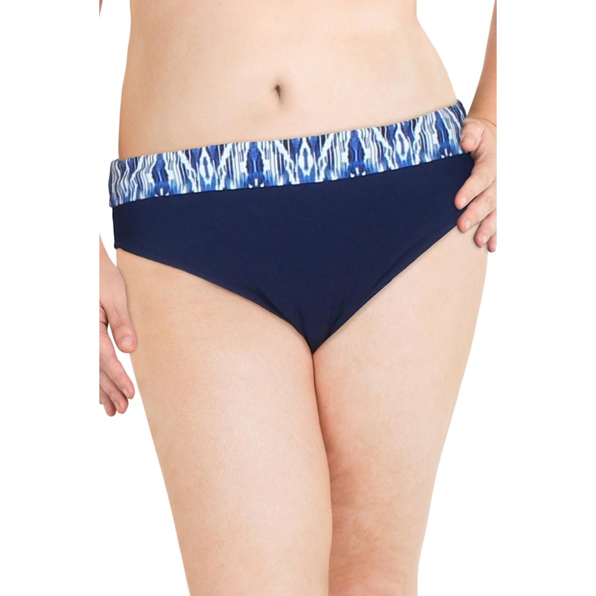 Gedruckte Foldover Swim Bottom trennt