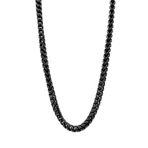 Tarnish Resistant Silber überzogen Franco Kette Halskette