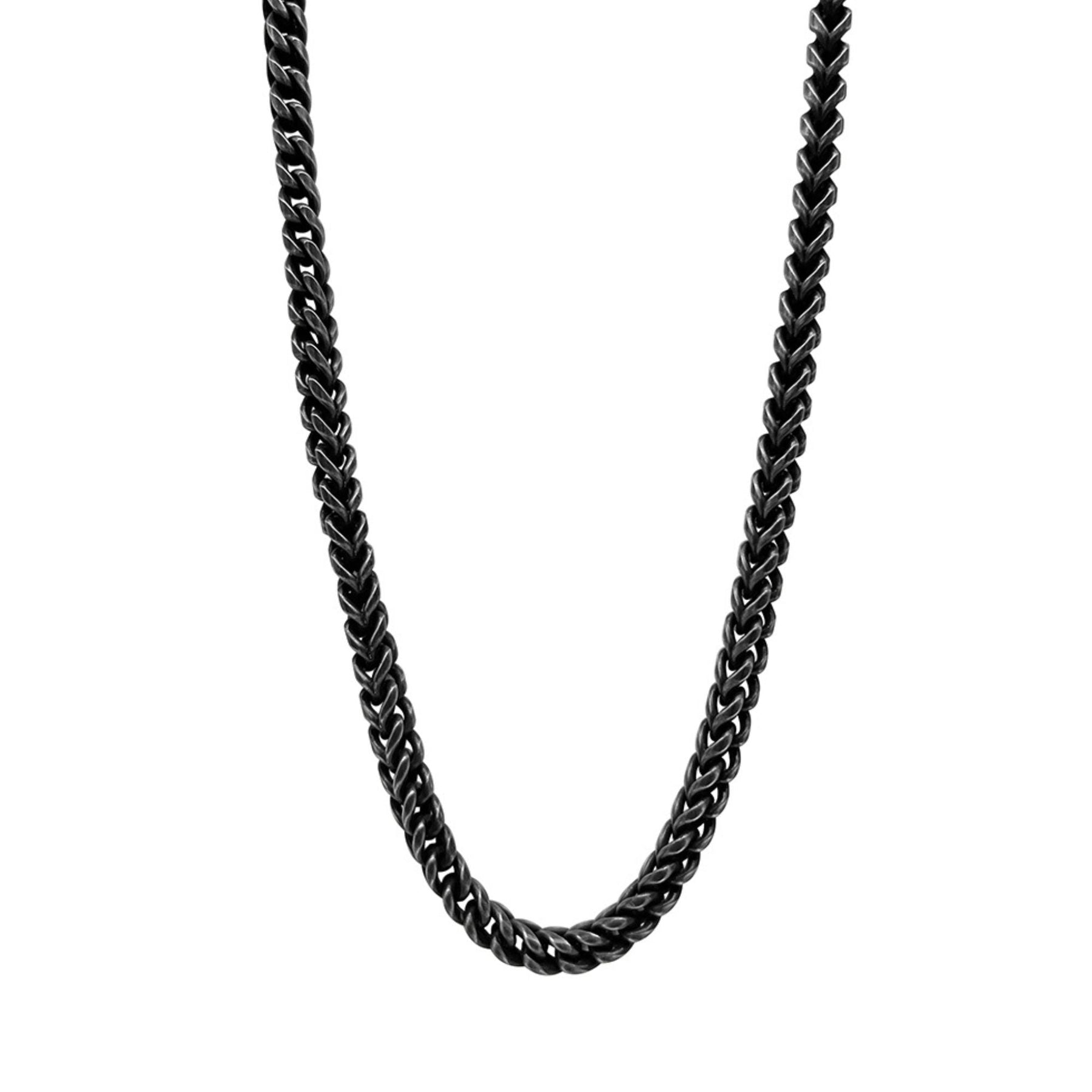 Tarnish Resistant Silber überzogen Franco Kette Halskette