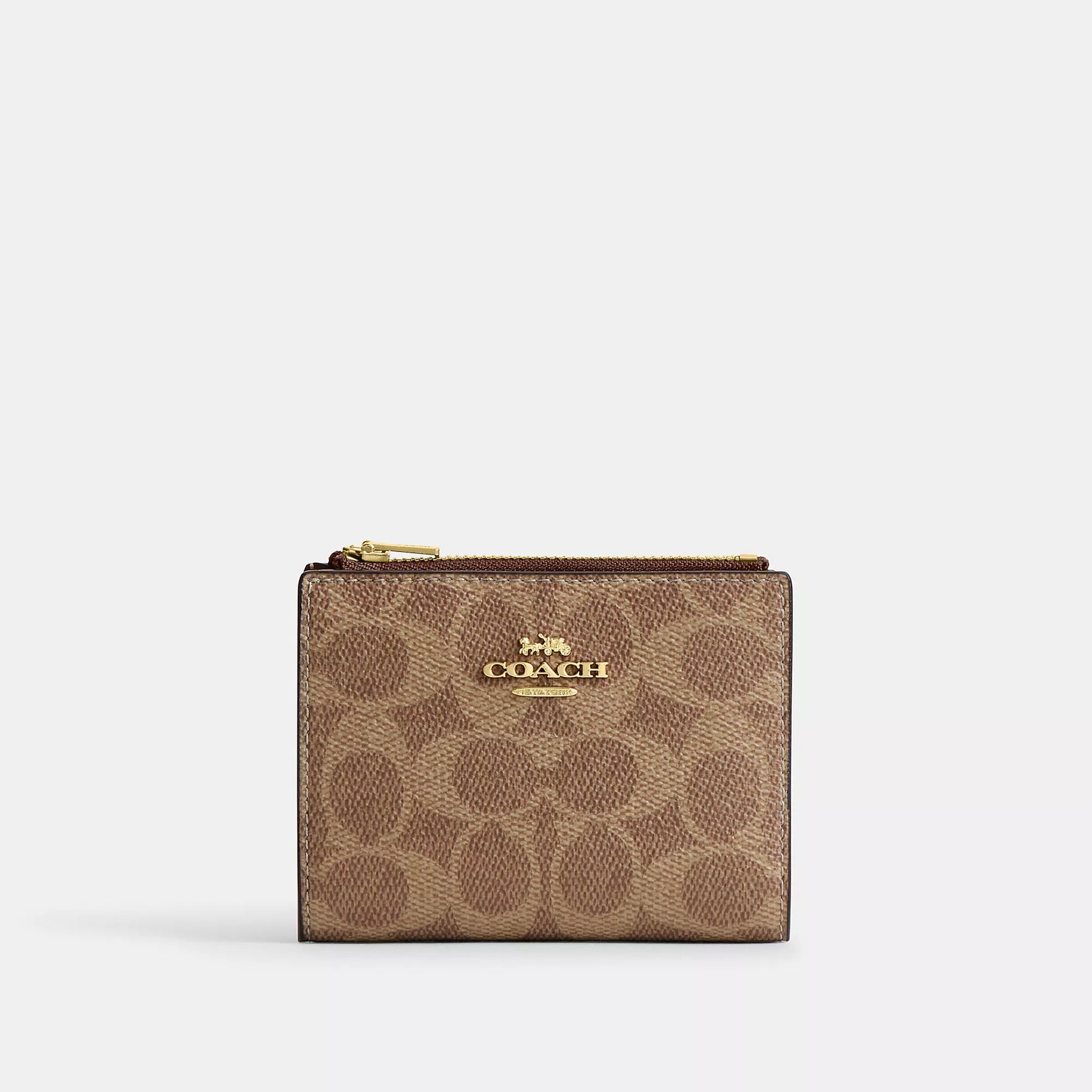 Coach Outlet Bifold Geldbörse in Signature Canvas