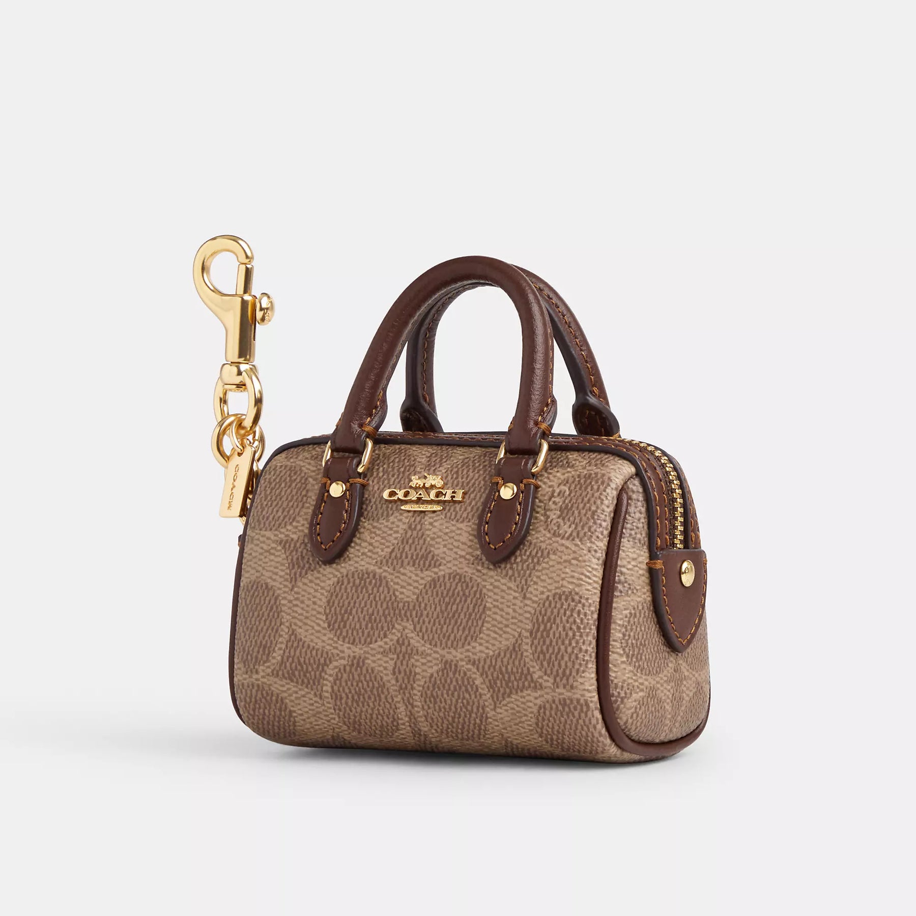 Coach Outlet Mini Rowan Tasche Charm In Signature Canvas
