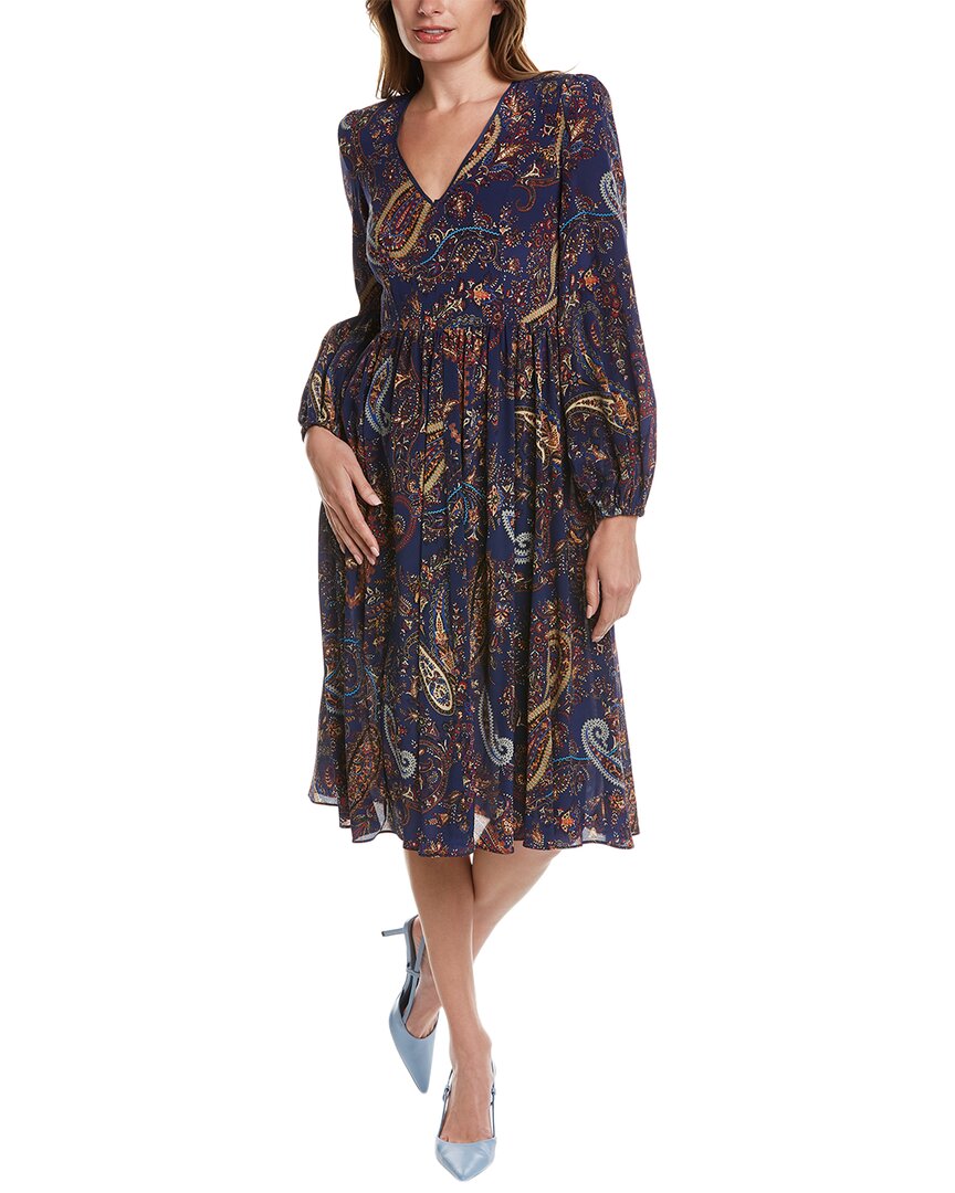 Etro Paisley Kleid aus Seide mit Muster
