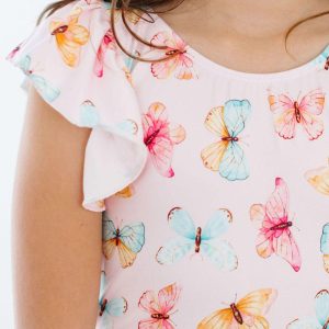 Butterfly Kisses S/S-Trikot mit Flatterärmeln